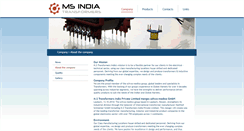 Desktop Screenshot of mstransformers-india.com