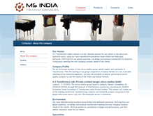 Tablet Screenshot of mstransformers-india.com